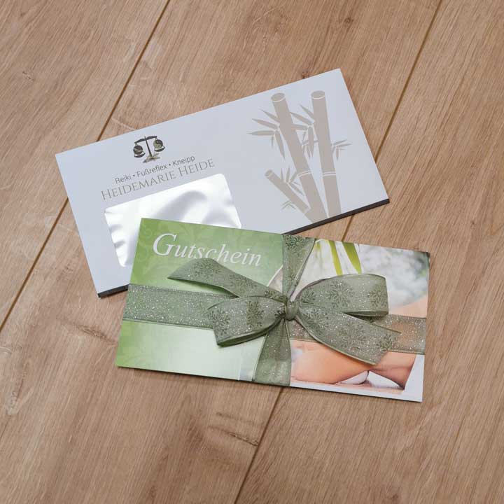 Gutschein - Reiki - Fussreflex | Heidemarie Heide